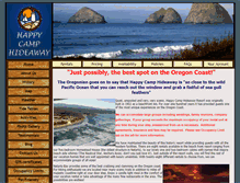 Tablet Screenshot of happycamphideaway.com